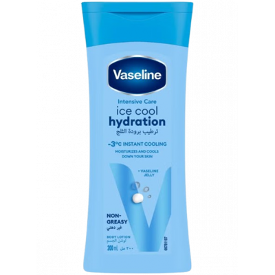 VASELINE ® INTENSIVE CARE ICE COOL HYDRATION BODY LOTION 200 ML VASELINE ® INTENSIVE CARE ICE COOL HYDRATION BODY LOTION 200 ML